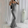 SilkElegance™ Luxury Satin Maxi Dress
