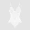 VivaCurve™: Djup V-Ringad Spetsbodysuit för Den Ultimata Drömkroppen